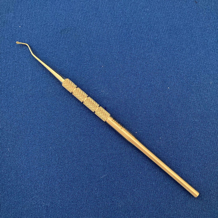 Swan neck nail probe, round head, 12.5cm