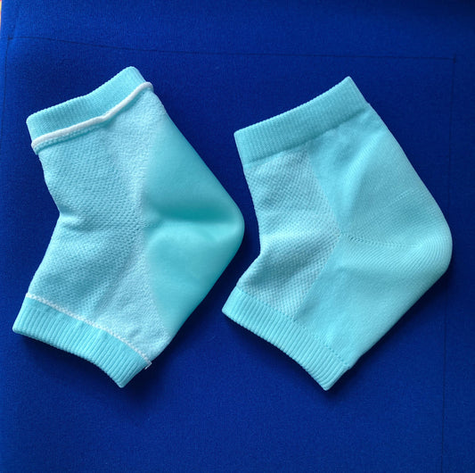 Vented heel sleeve, blue, one size