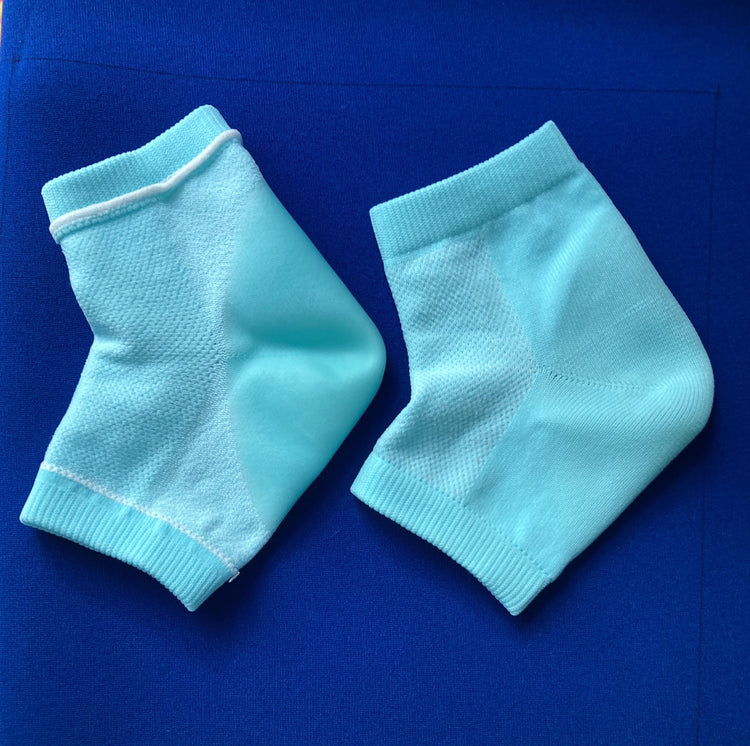 Vented heel sleeve, blue, one size
